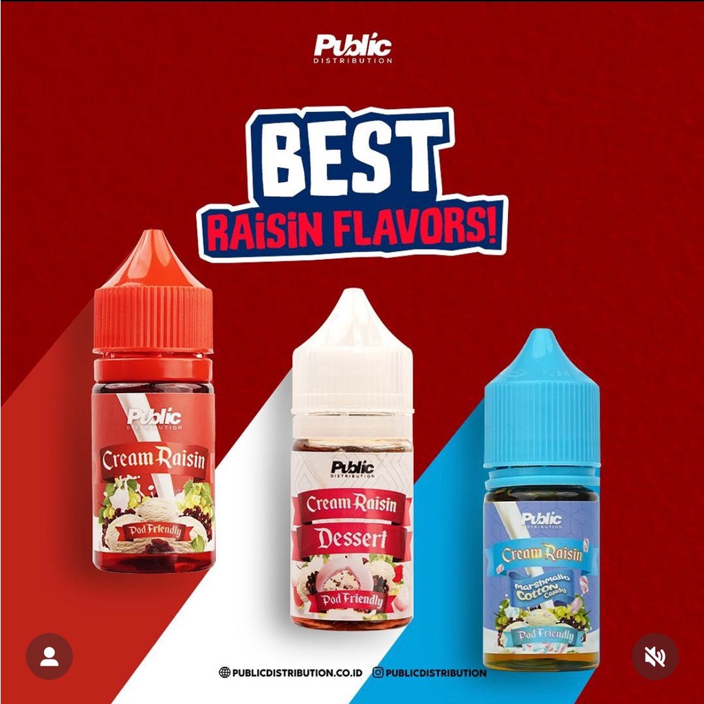 Cream Raisin Salt 30ML