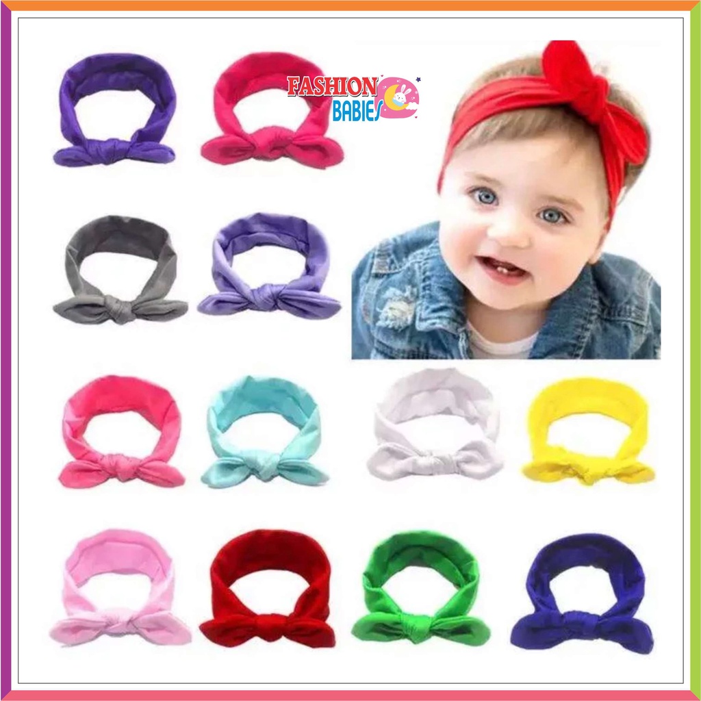 BANDANA KELINCI BAYI - RABBIT HEADPIECE BABY ❤ Fashionbabies ❤