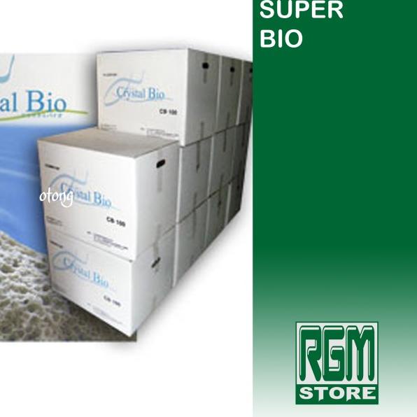 CRYSTAL SUPER BIO media filter cristal kristal aquarium kolam ikan - SUPER BIO