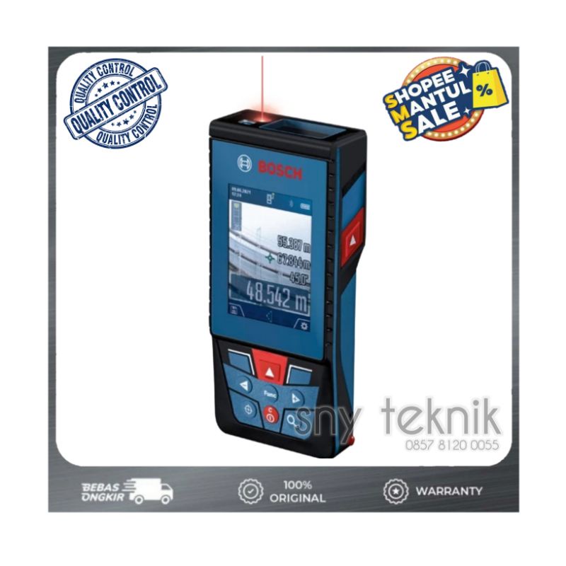 BOSCH Meteran Laser Digital 100 Meter - Digimatic Range Finder Laser
