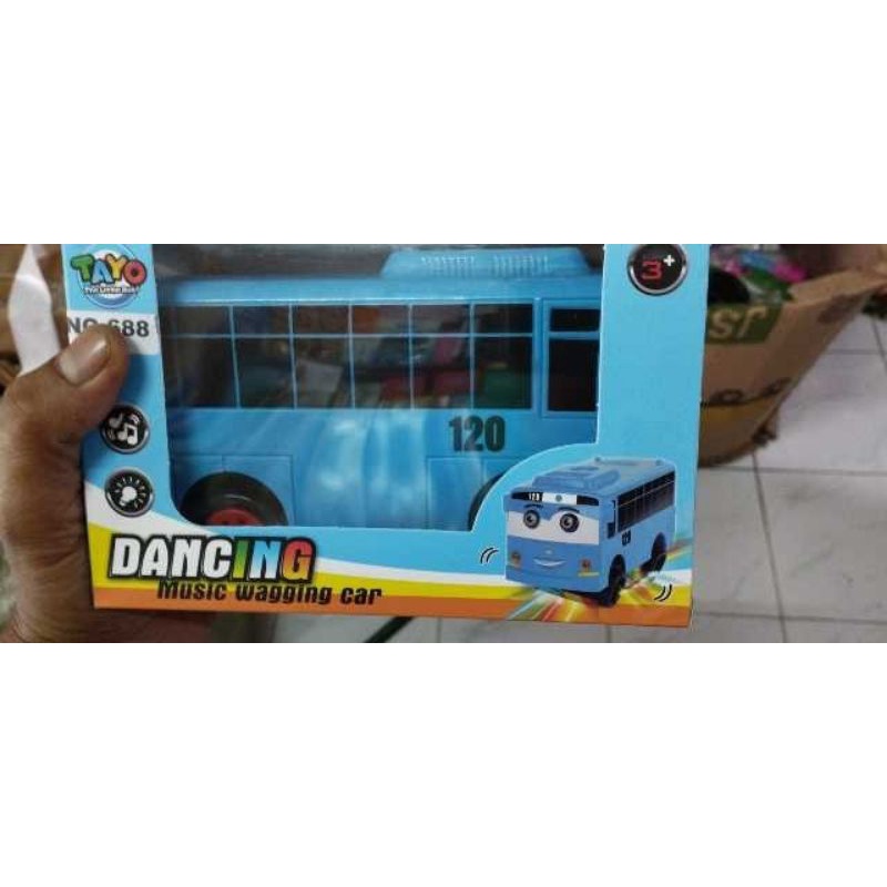 Mainan Tayo The Little Bus Dancing Music Wagging Car