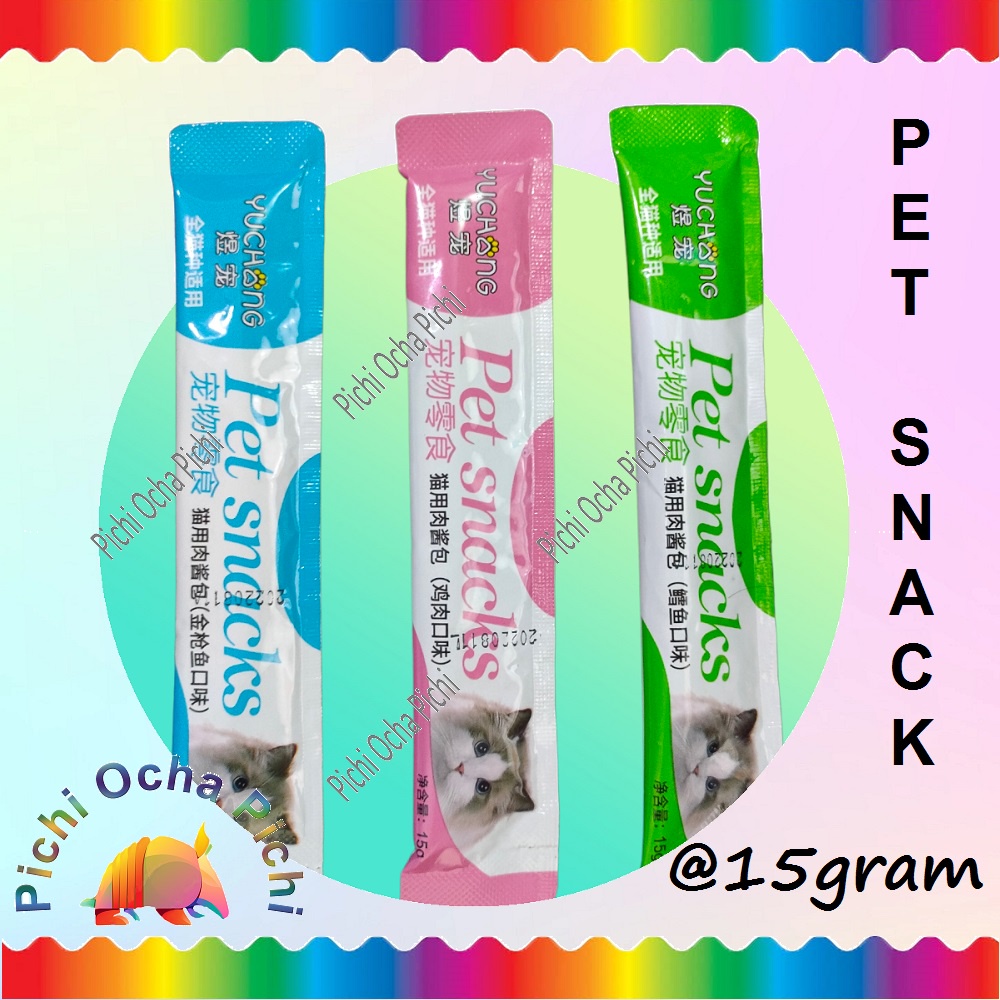 Cat Snack Treat Wet Food Pasta @15gr Cemilan Kucing dan Anak Kucing YuChang