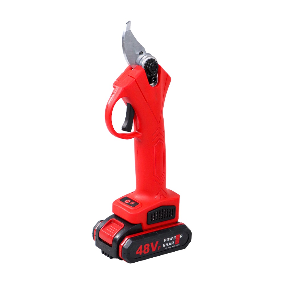 Gunting Taman Electric Pruning Shear Scissors Cordless 48V - VIO48 - Red