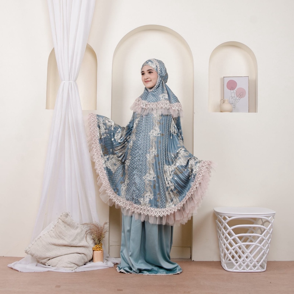 Mukena ARMANI SILK PLISKET Premium