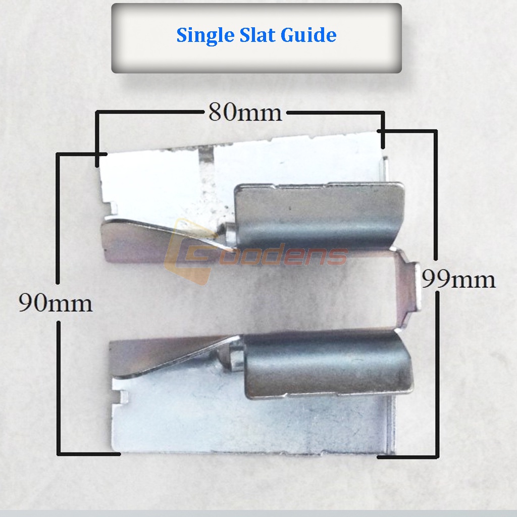 Alma Single Slat Guide Aksesoris Rolling Door