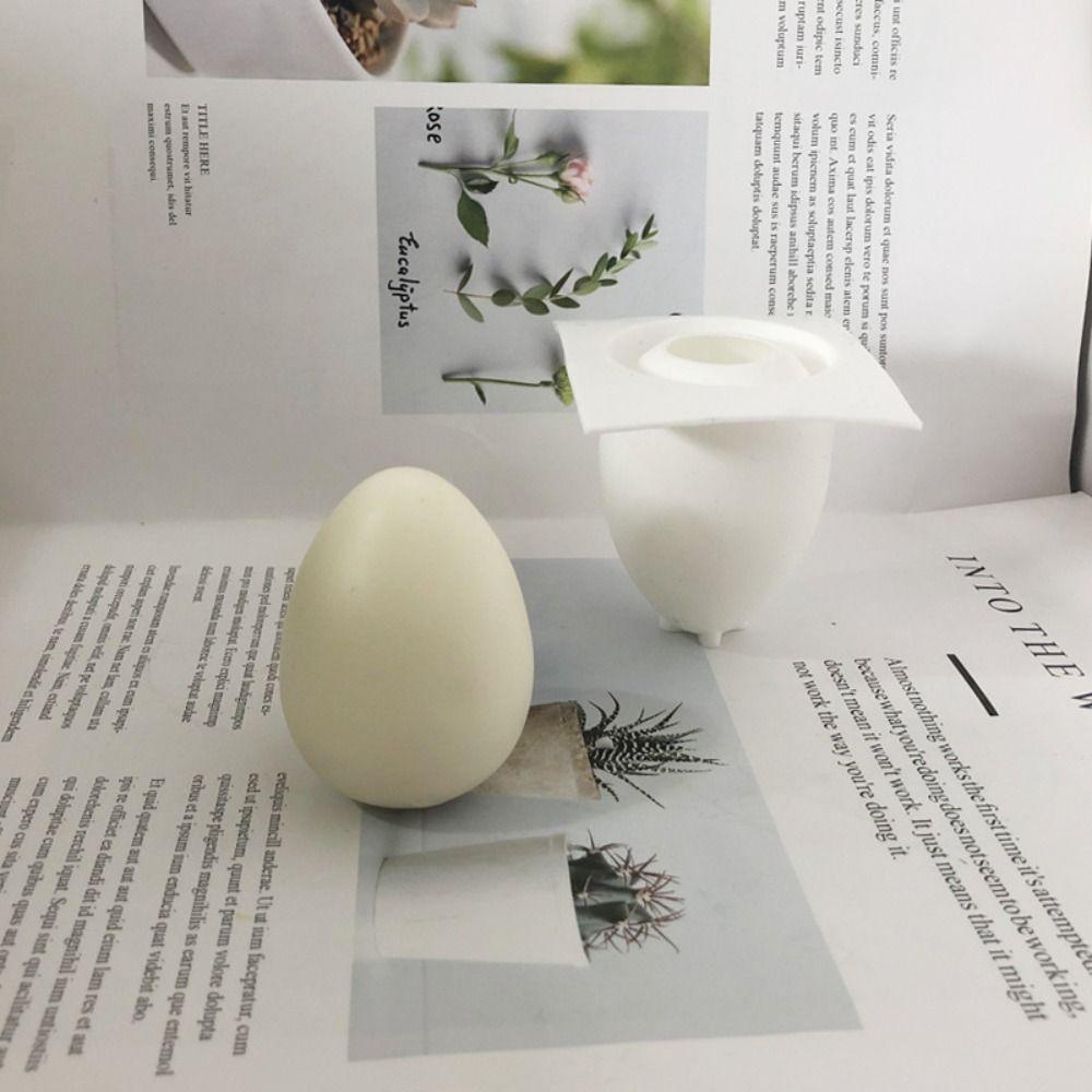 R-bunga Cetakan Lilin Telur Pesta Gereja DIY Craft Handmade Silicone Mold