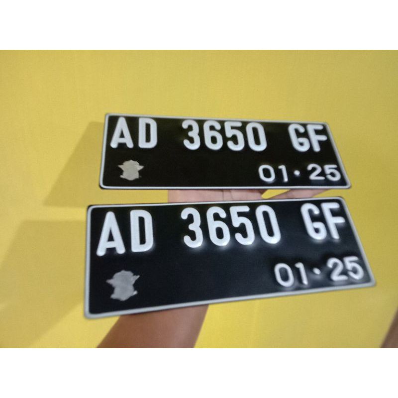 PLAT NOMOR MOTOR,STIKER