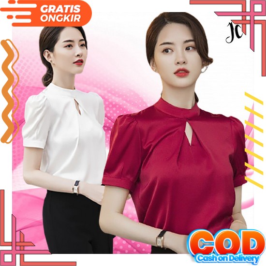 Baju Atasan Blouse Rajut Wanita Import Baju Atasan Blouse Cewek Import Korea Terbaru Hitam Atasan Wa