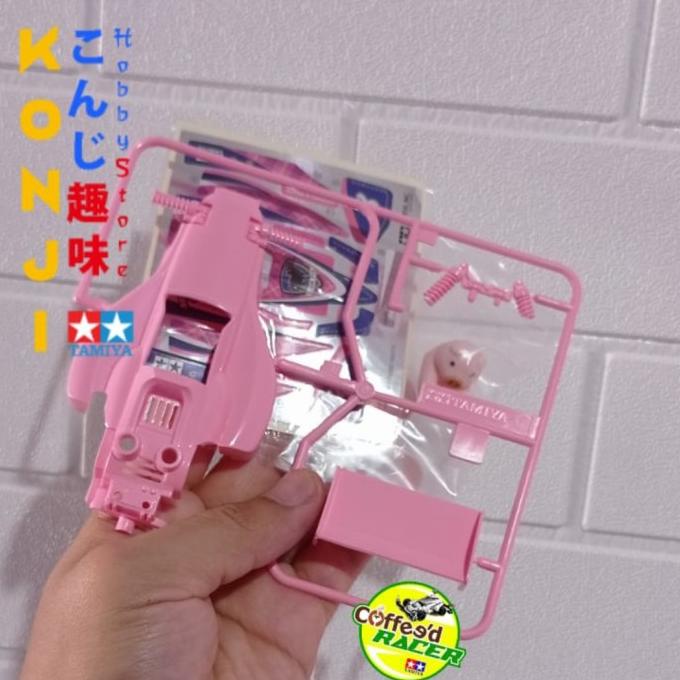 Body Astute Pig Racer + Decal ( Original Tamiya )