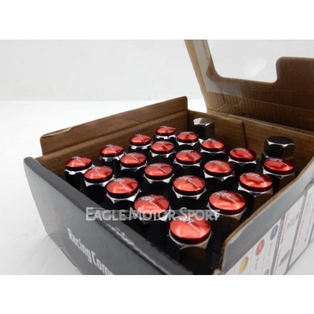 LUG NUT AGYA AYLA BAUT RODA VELG MOBIL RACING 1,5 MM HSR WHEEL