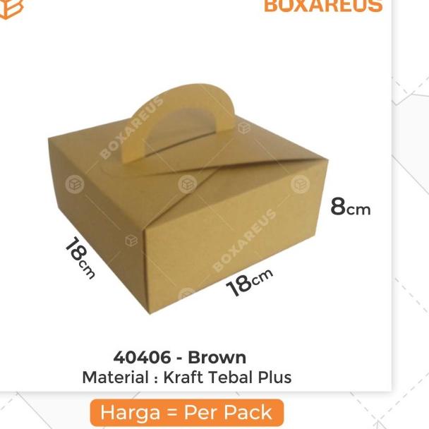 

Dus Kue, Box Kue, Cake Box, Gift Box, Kado, Souvenir - # 40406-B