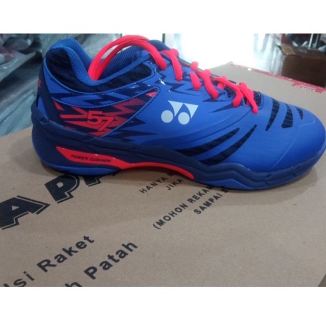 SEPATU BADMINTON NEW YONEX SHB 57 EX SHB57 POWER CUSHION ORIGINAL 100%