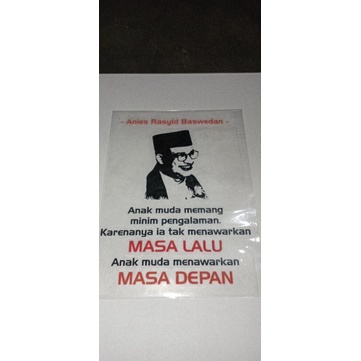 

STIKER SABLON QUOTE ANIES