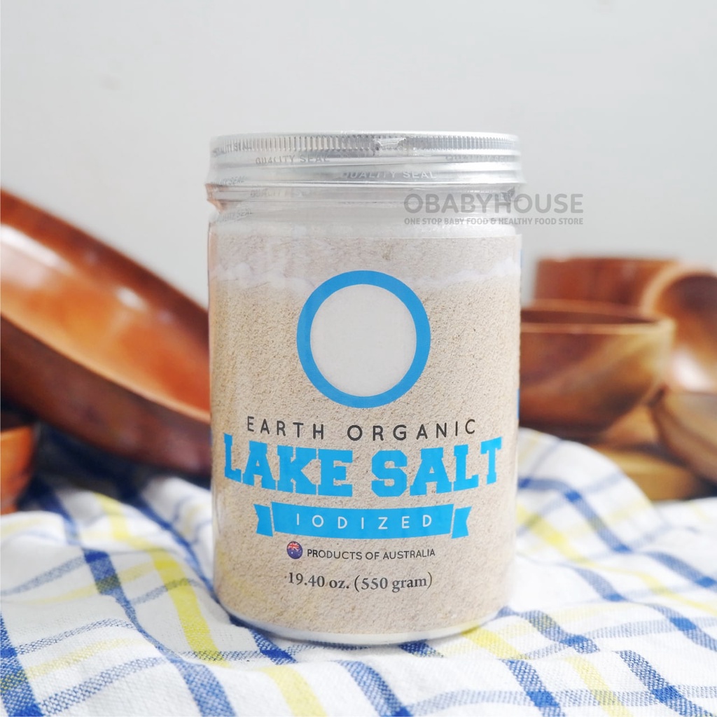 Earth Living Lake Salt Iodized 550 gr