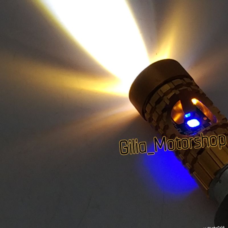 Lampu LED Utama H6 Laser D2 plus senja biru lampu utama H6 Bebek Matic