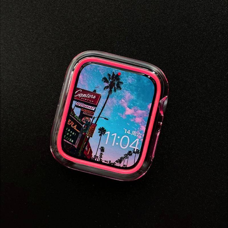 Soft Case TPU Transparan Bumper Cover Apple Watch Seri 8 7 6 5 4 3 2 1 SE2 49mm 45mm 41mm 42mm 40mm 38mm