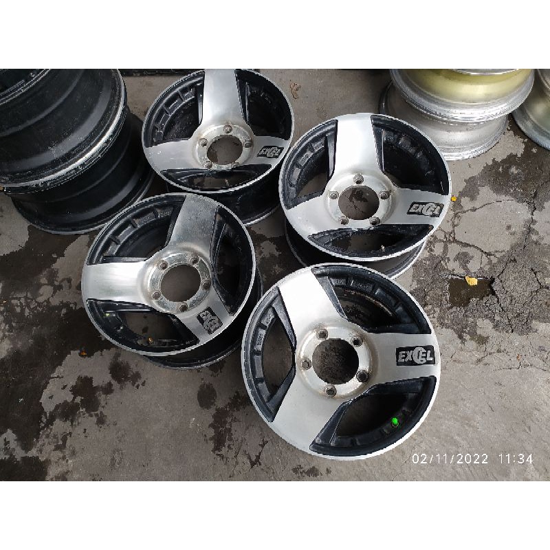 Jual velg original excel rally Ring 15 pcd 5x139.7 lobang 5 for suzuki