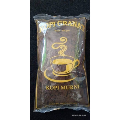 Kopi lelet Lasem/ kopi murni/ kopi granat kemasan 200gr