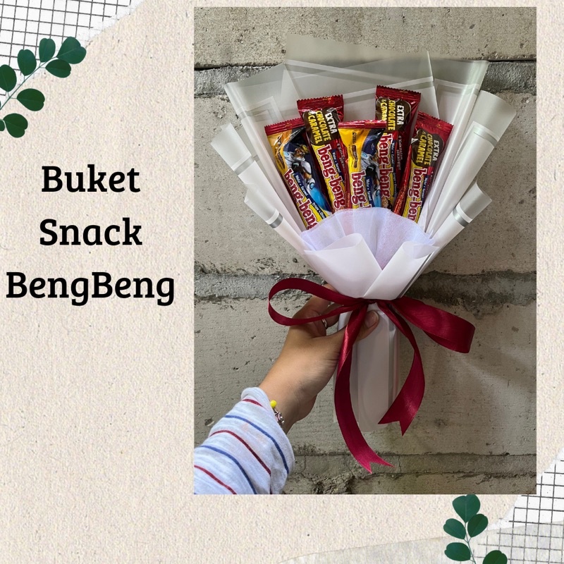 

BUKET SNACK 5pcs BENGBENG REALPICT // BUKET HADIAH ULANGTAHUN // BUKET LUCU BUKET SNACK