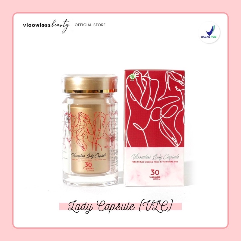 Vloowless Lady Capsule | VLC | Vloowless beauty | Jamu Herbal kewanitaan