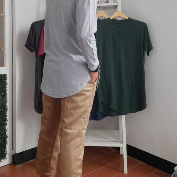 kaos kurta lengan panjang