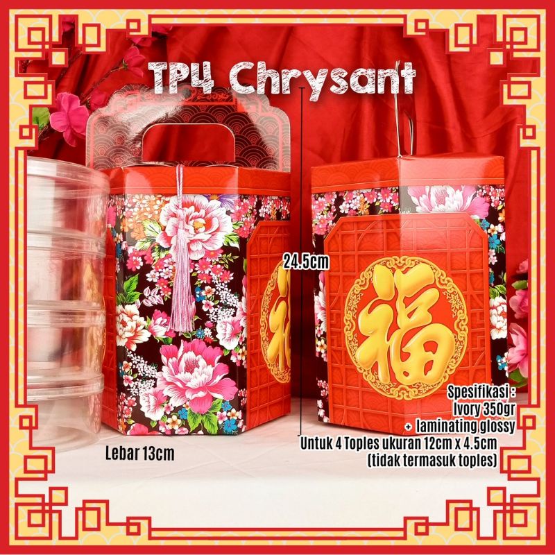 

Box Imlek (10 Pc) Untuk Toples Bulet 4/ Packaging Chinese New Year
