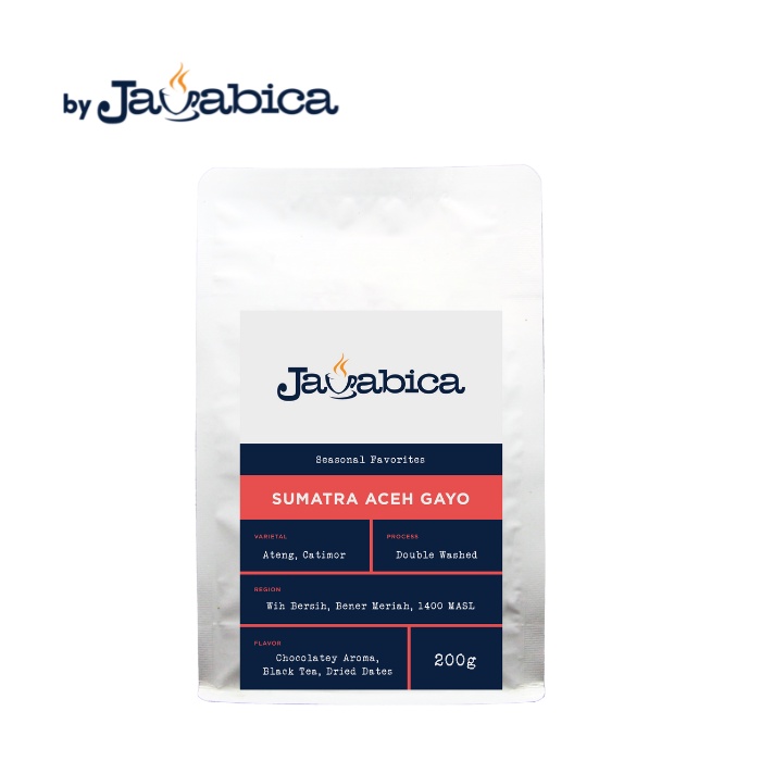 

Biji Kopi Javabica - Single Origin Sumatra Aceh Gayo (200 Gr)