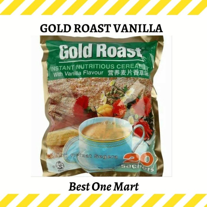 

Sereal Gold Roast Cereal Vanilla Flavour Sereal Instant Rasa Vanilla 600 G