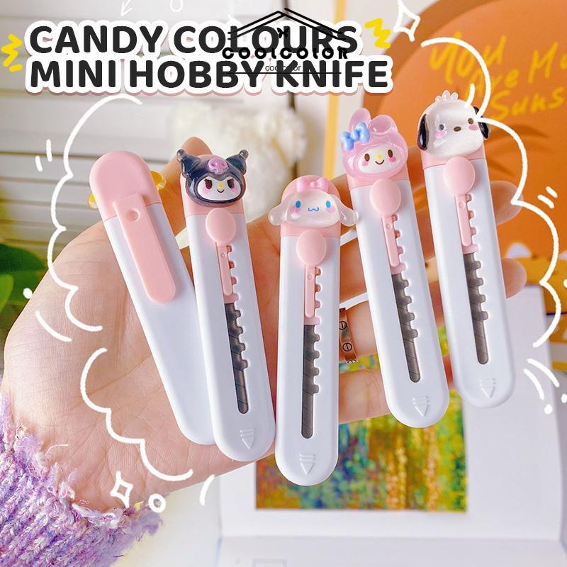 COD❤️Cutter Mini PortablePaper Cutter Express Opening Box Cutter Cartoon- cl