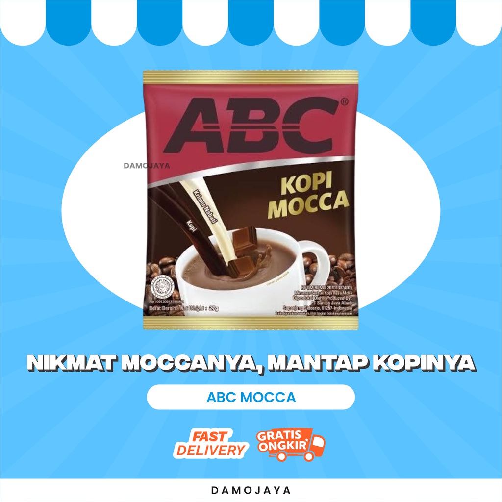 

Coffe ABC Mocca Kopi Bubuk Harga Rencengan Minuman Anti Ngantuk Termurah By Damo Shop