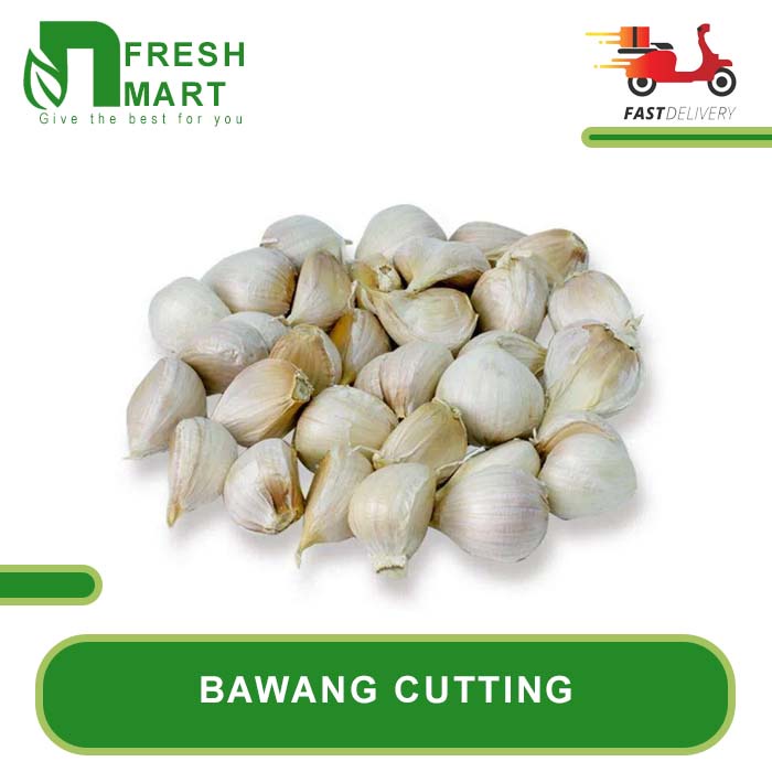 

BAWANG PUTIH CUTTING 250g 500g 1kg - N FRESH MART