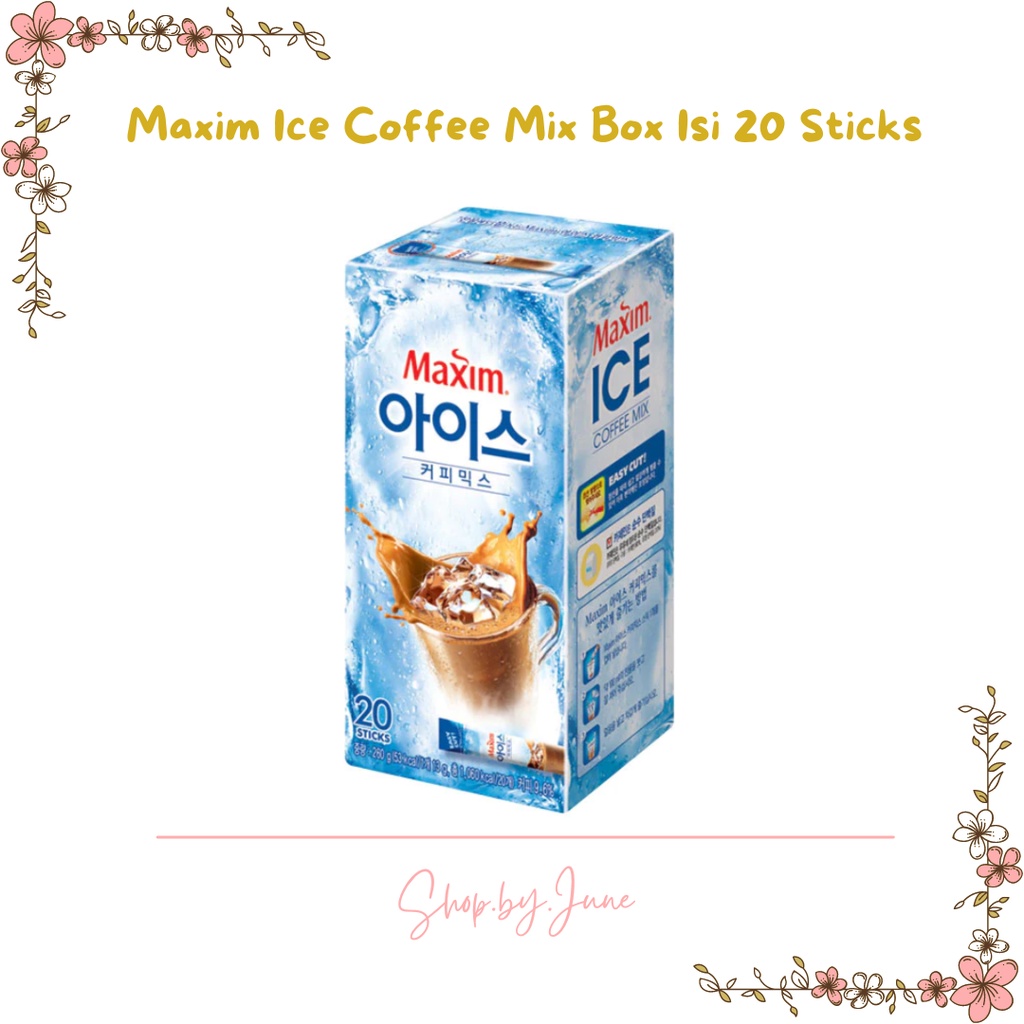 

Maxim Ice Coffee Box 20's / Kopi Korea Maxim Box Isi 20 Stick