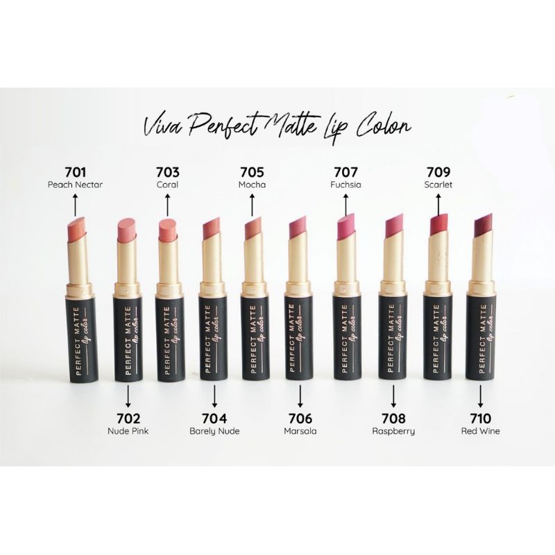❤Rasstuff❤ Viva queen perfect matte lip color / lipstik viva