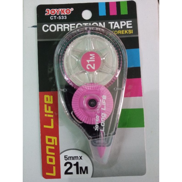 

CORRECTION TAPE JOYKO CT-533-21M×5MM(1Pcs)