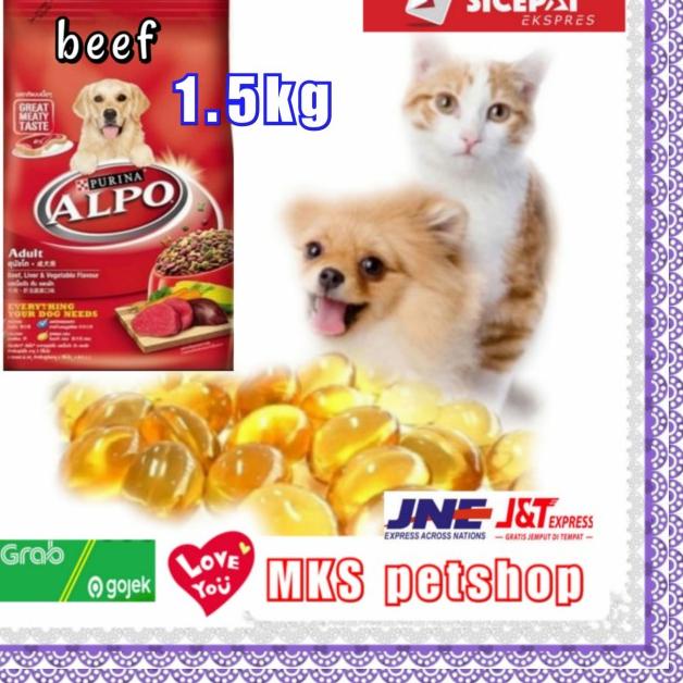Alpo beef adult 1.5kg-dog food