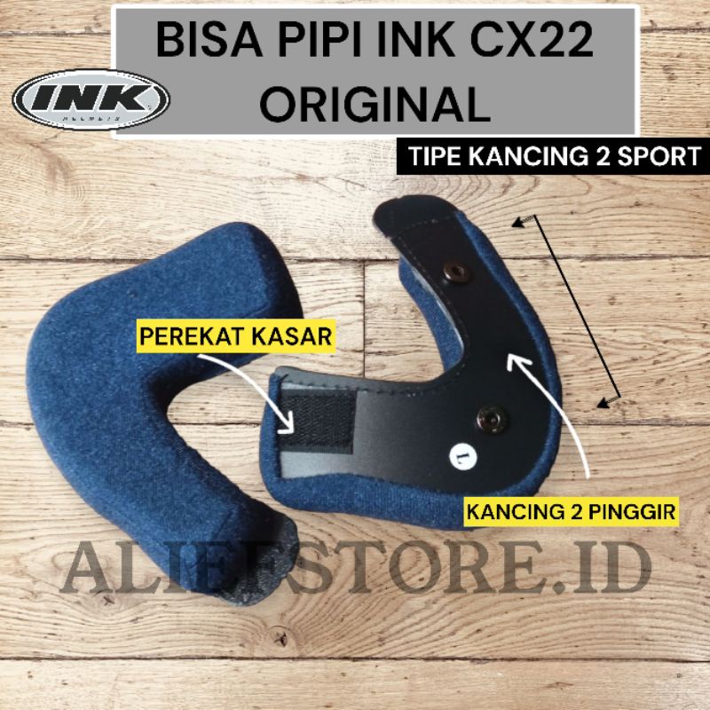 ORIGINAL BUSA SET SPON BUSA PIPI INK CX22 PART DALEMAN HELM INK CX 22 SEPASANG