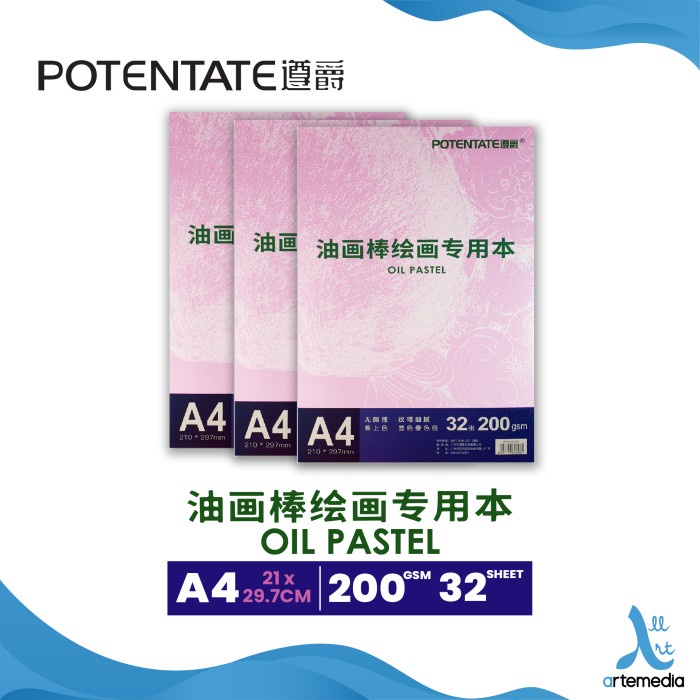 

[COD] Kertas Gambar Potentate A4 Oil Pastel Paper Sketch Pad