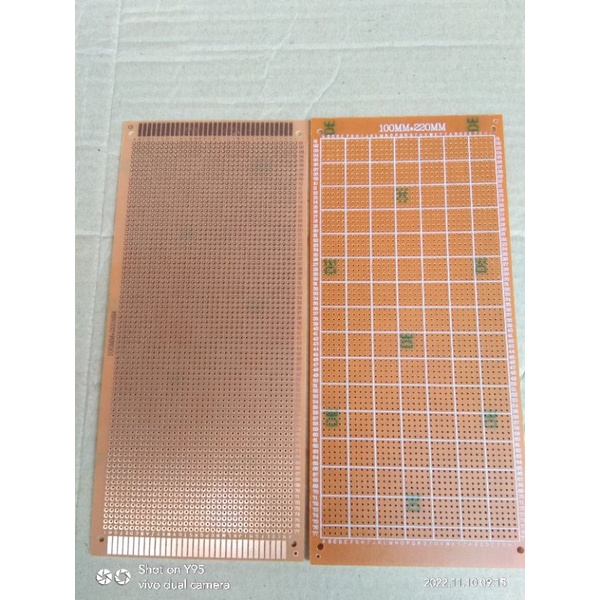 Jual Pcb Bolong Bolong 10cm x 22cm Pcb Titik untuk merakit Lampu
