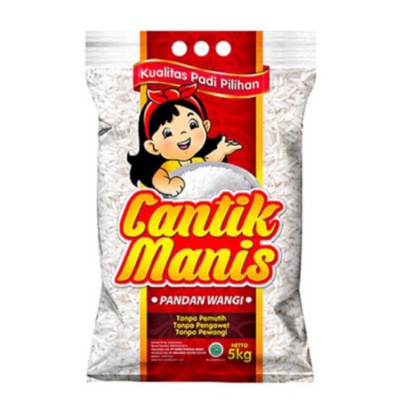 

Cantik Manis Beras Pandan Wangi 5Kg