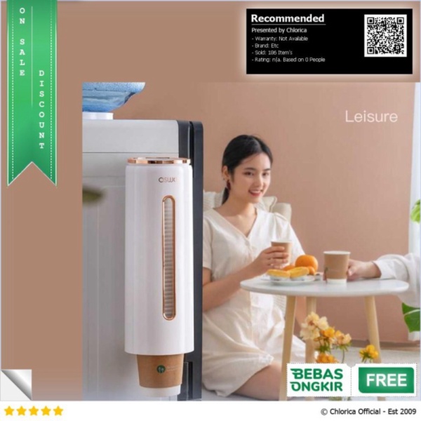 

Dijual Aswei Dispenser Gelas Wall Cup Holder Storage Rack Organizer - A2102 - Putih Etc Murah