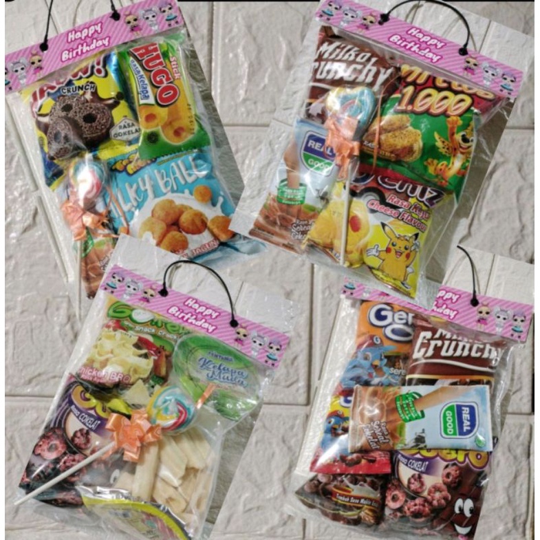 snack bingkisan paket ulang tahun anak/murah dan mewah