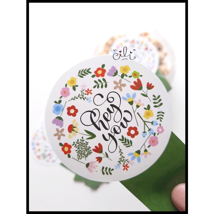 

(Sn028) Stiker Hey You Lucu (Uk 7X14Cm)