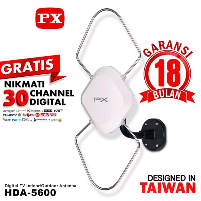Antena Tv Digital Indoor Outdoor Px Hda 5600 Seperti Hda 5000 Hda5000