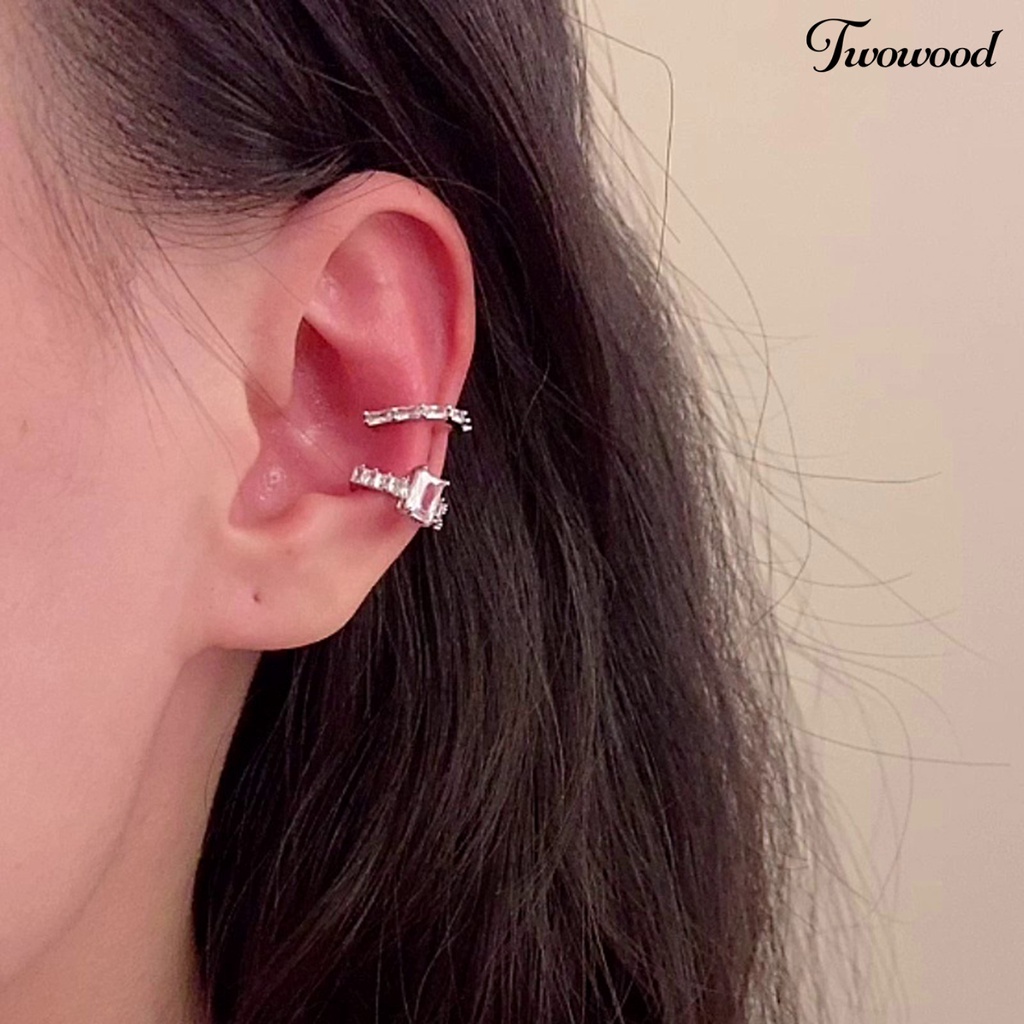 1 Pc Anting Klip Tanpa Tindik Untuk Wanita