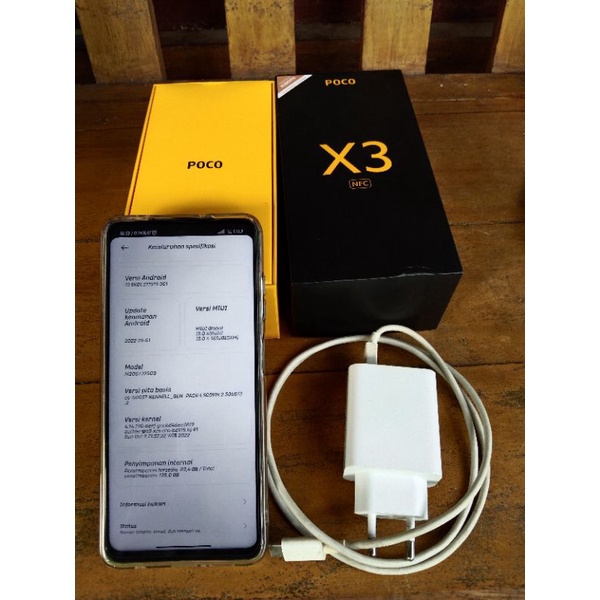 POCO X3 NFC RAM 8+3 / 128 GB FULSETT FAST CHARGING ORIGINAL ( HP SECOND )