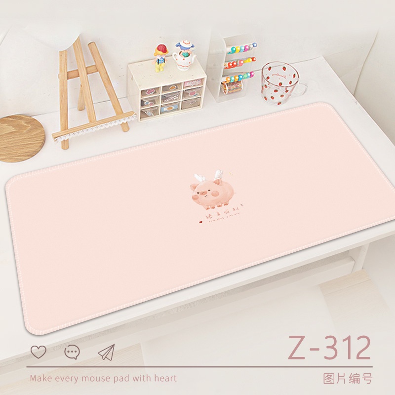 Mouse Pad Ukuran Besar Bahan PVC Anti slip Tahan Air Untuk Kantor