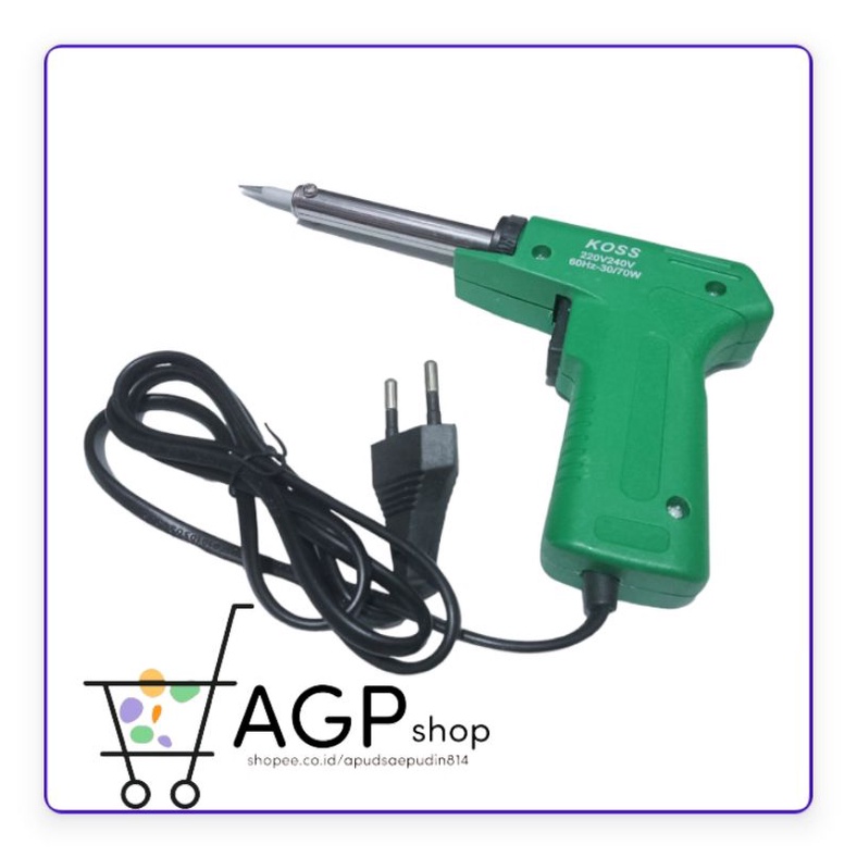 Solder Listrik Gagang Alat Patri Solder Tembak Solder Pistol Koss 30Watt