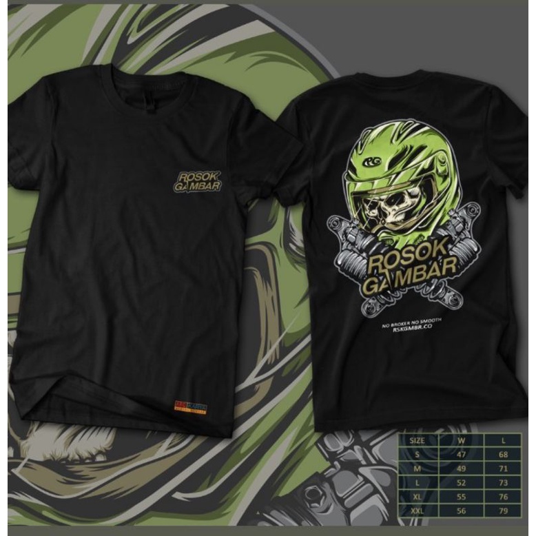 KAOS ROSOK GAMBAR HELM