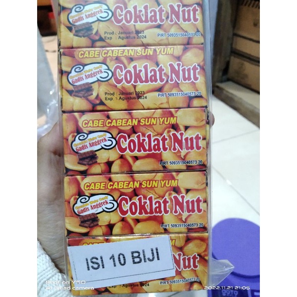 

COKLAT NUT ISI 10 | JAJANAN COKLAT ANAK | COKLAT