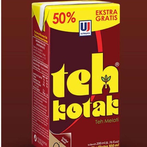 TEH KOTAK 200 ML TEH MELATI 1 DUS = 24 PCS [SWEETSPACE]